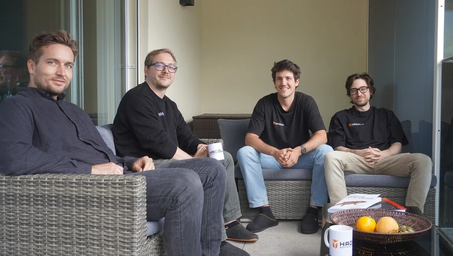 Gruppenfoto des Haggla Teams